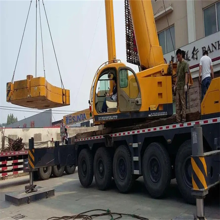 天等当地吊车出租|机器吊装|75吨|工厂搬迁服务